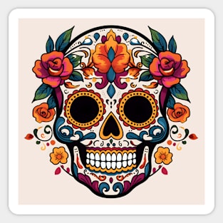 Day of the Dead Sugar Skull 12 Sticker